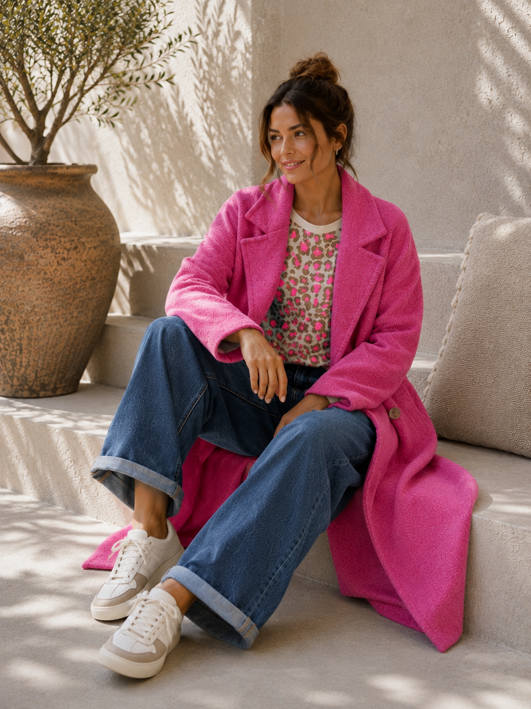 TREND MANTEL ELVIRA 36 - 42 Trench Coat Made in Italy