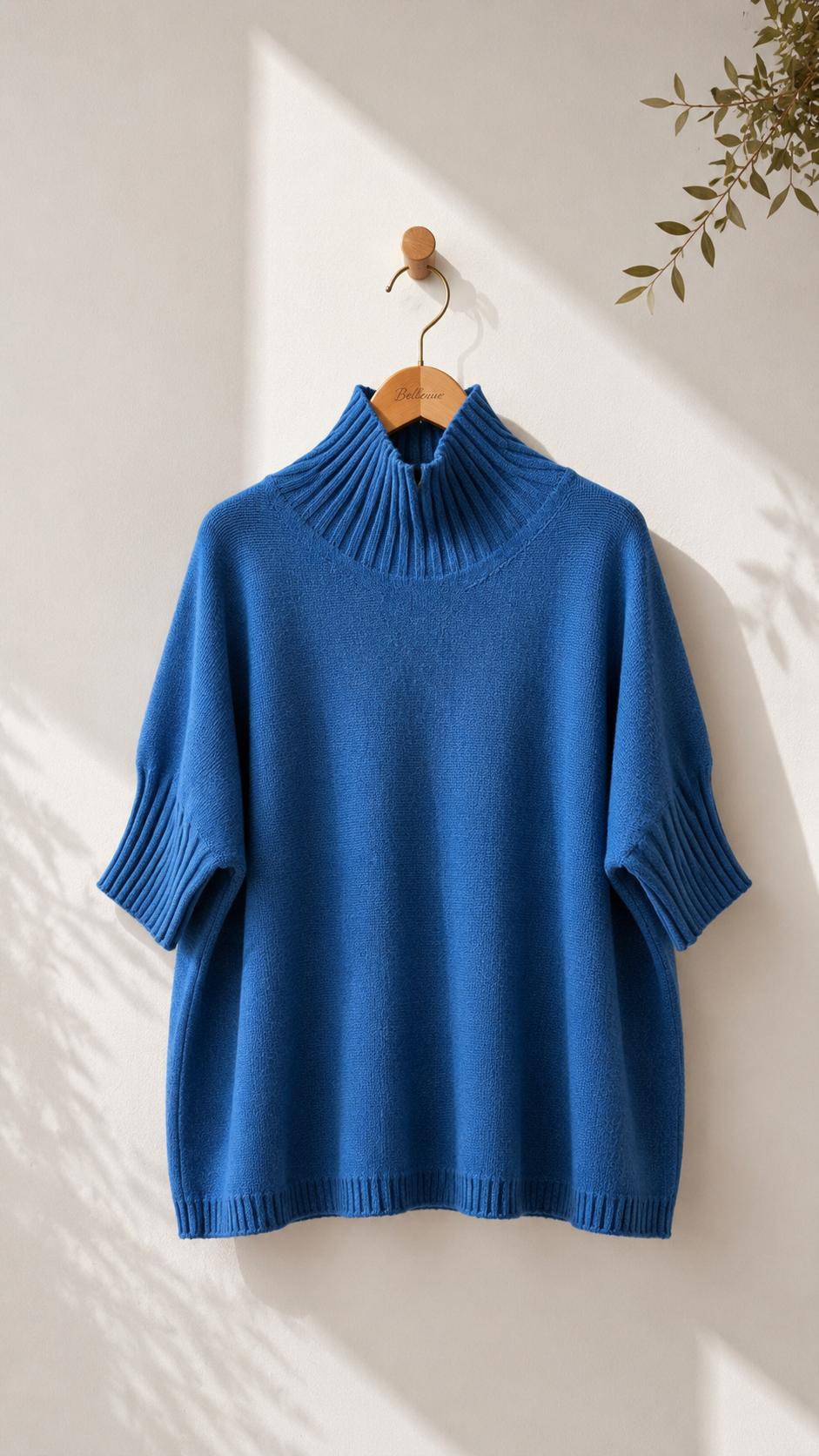 Strickpullover mit Stehkragen & Rippenstrick I NO. SP0017 I Made in Italy 34-42/44