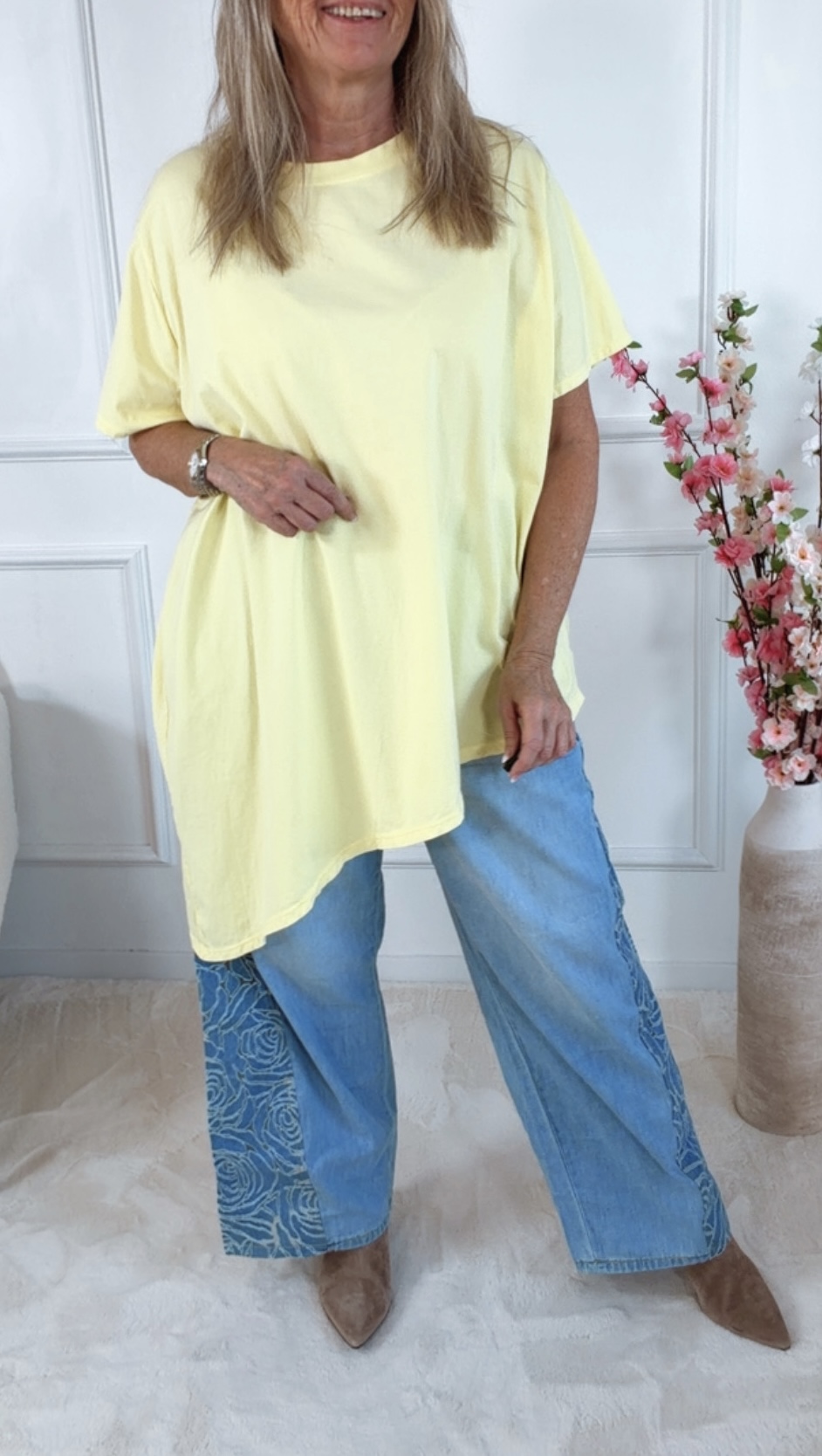 SHIRT KATE ASYMMETRISCH Made in Italy 36 - 44/46