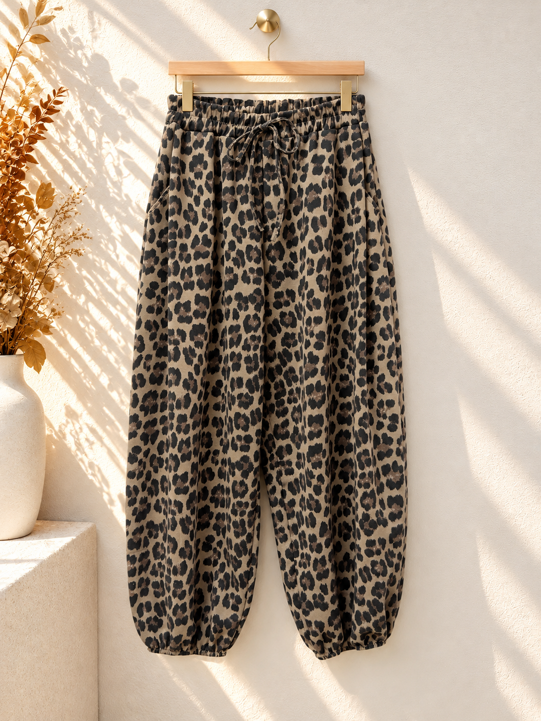 Ballon-Jogpant lässige Basic Pants für jeden Tag I JP0140 I Made in Italy 34-42/44