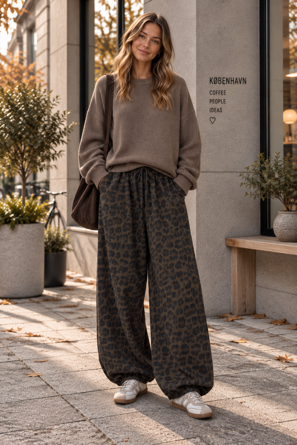 Ballon-Jogpant lässige Basic Pants für jeden Tag I JP0140 I Made in Italy 34-42/44