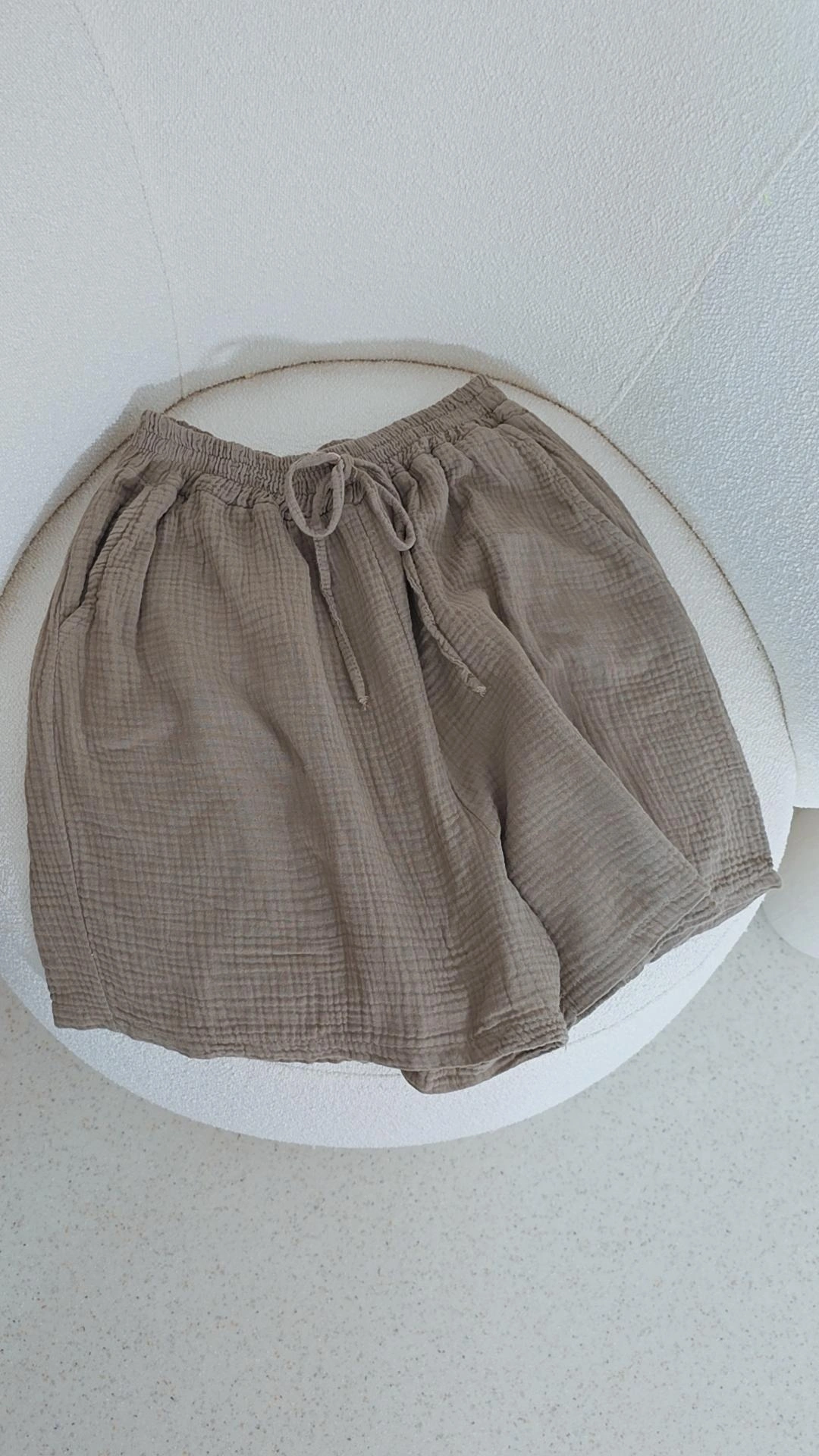 MUSSELIN SHORTS TOGO KURZ UNI Made in Italy 34-42 