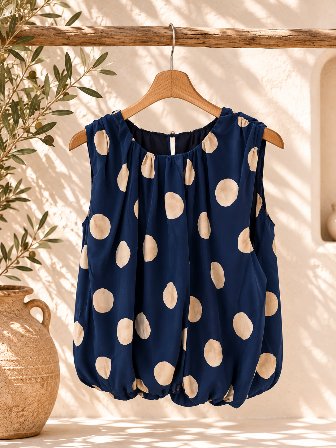 Bluse Mireia Dots Made in Italy 34-40/42