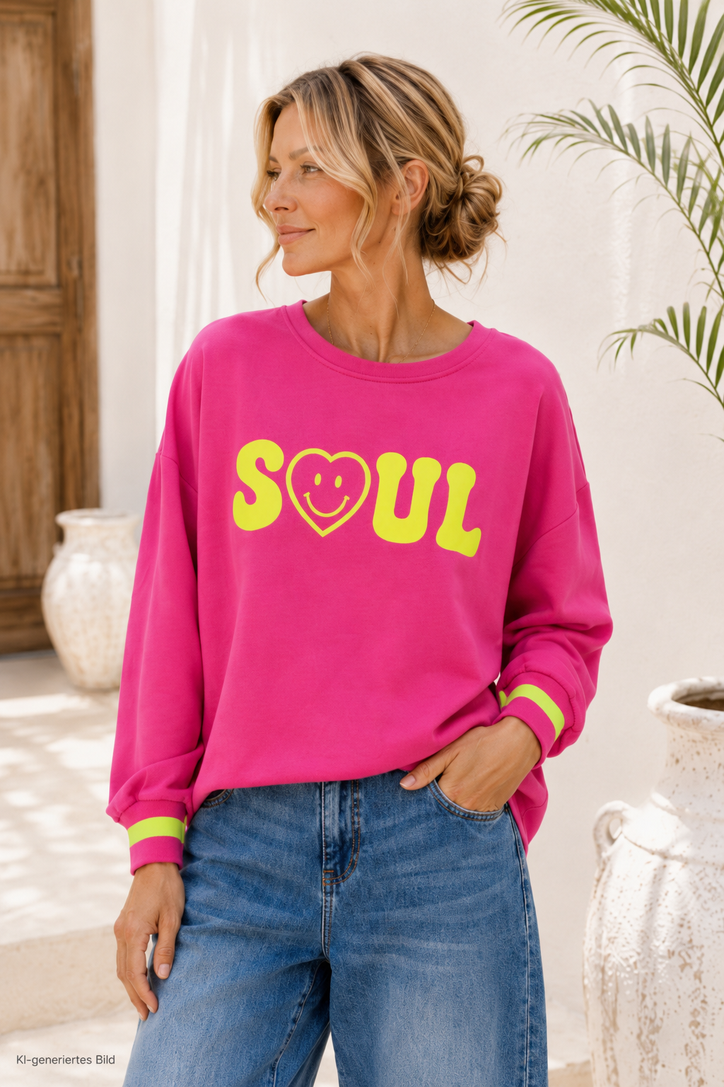 Sweatshirt „Good Soul“ Made in Italy