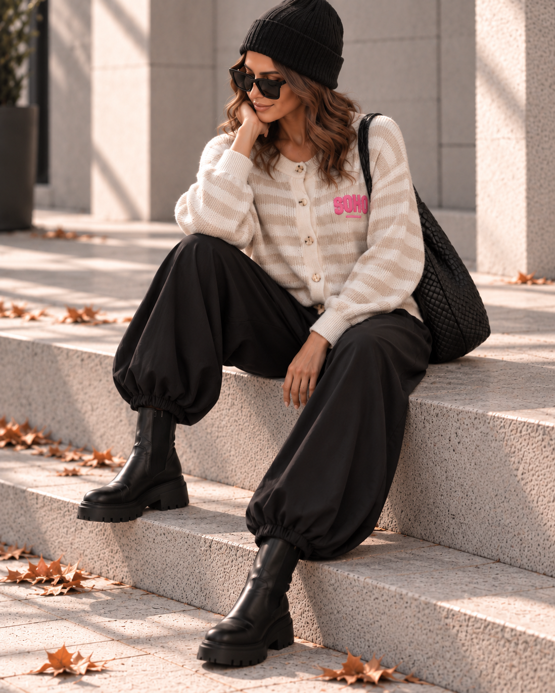 Strickjacke Yara - SOHO Stripes Made in Itlay 34-40/42 Cardigan