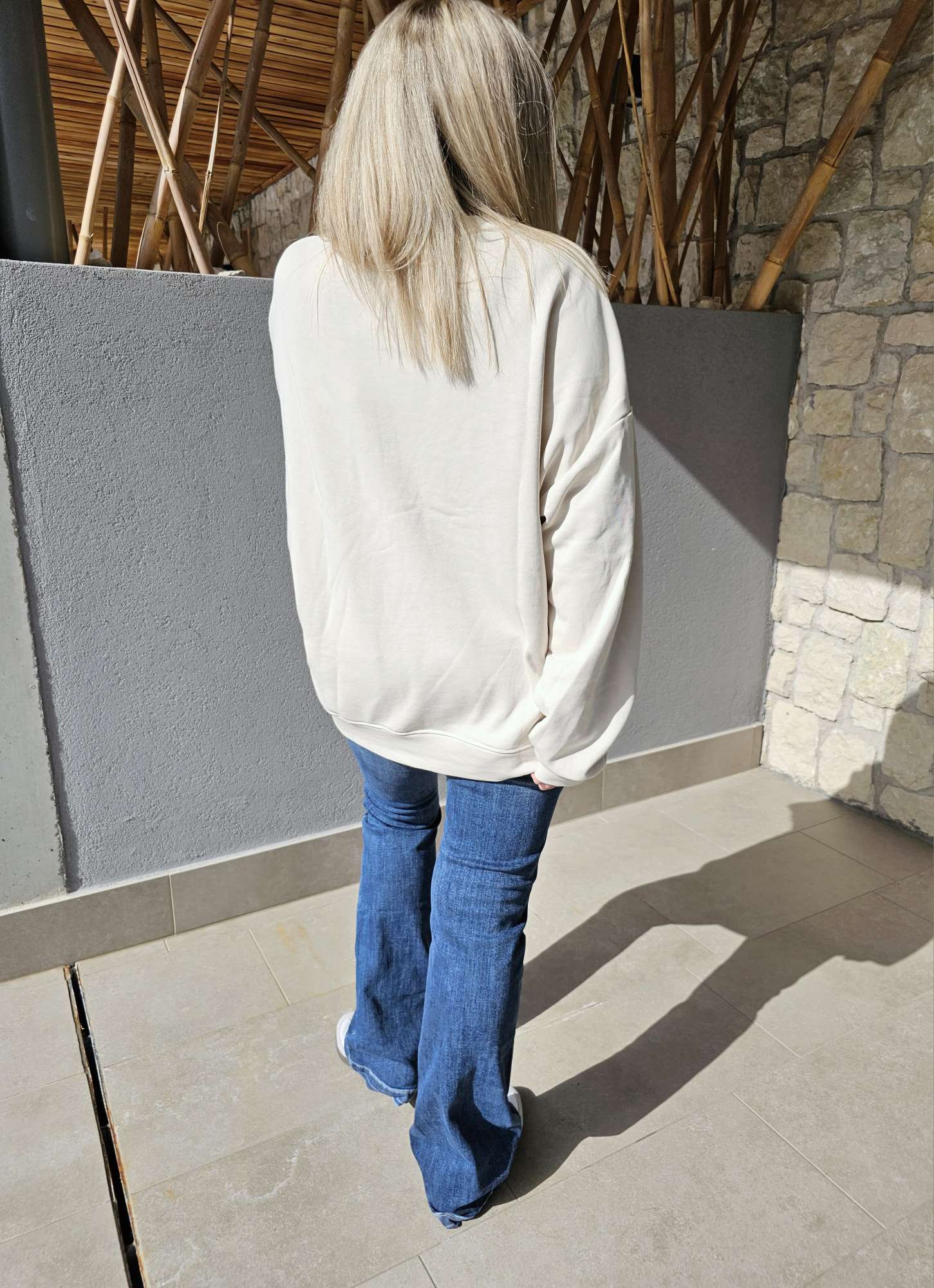 BASIC SWEATER AMOUR geflockt Made in Italy 34 - 42 BASIC SWEATER AMOUR geflockt Made in Italy 34 - 42