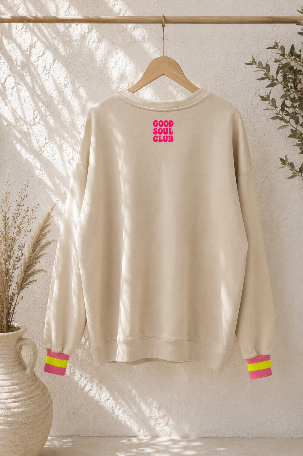 Sweatshirt „Good Soul“ Made in Italy