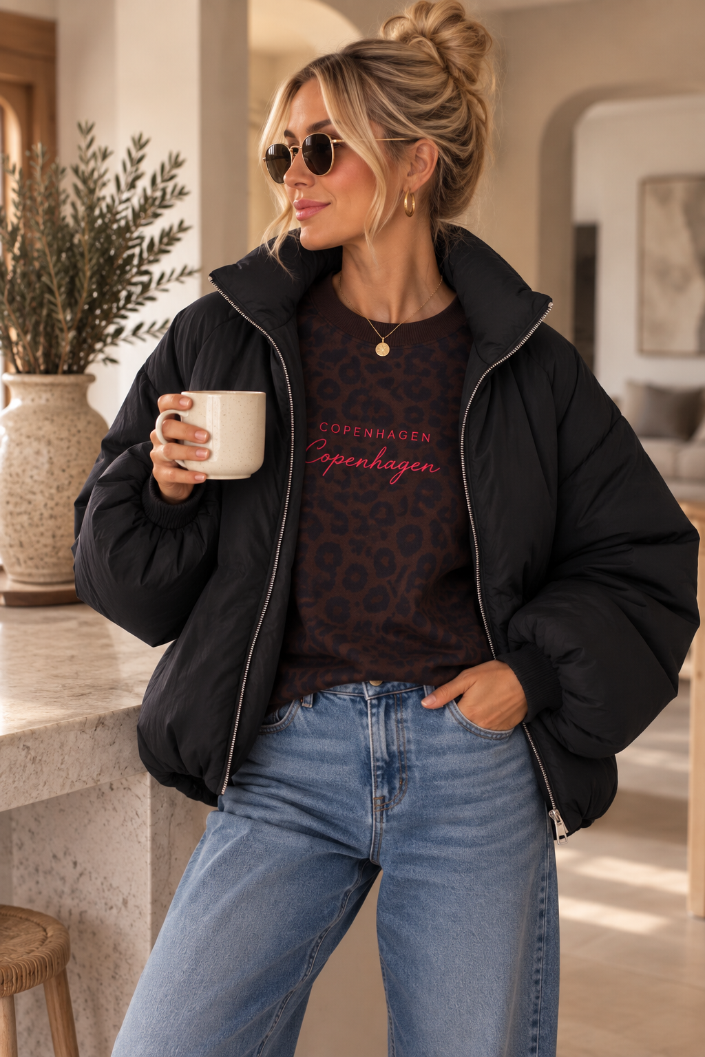 Jacke Puffy Monika – lässiger Allrounder für die Übergangszeit Made in Italy 34-42