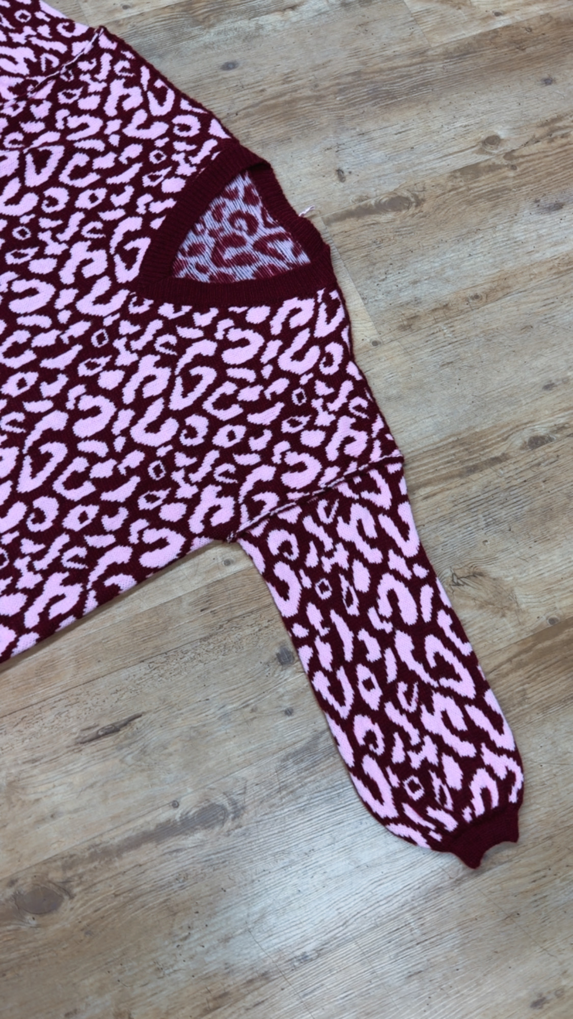 Leo-Pullover mit V-Ausschnitt I P0069 I Made in Italy 34-44/46