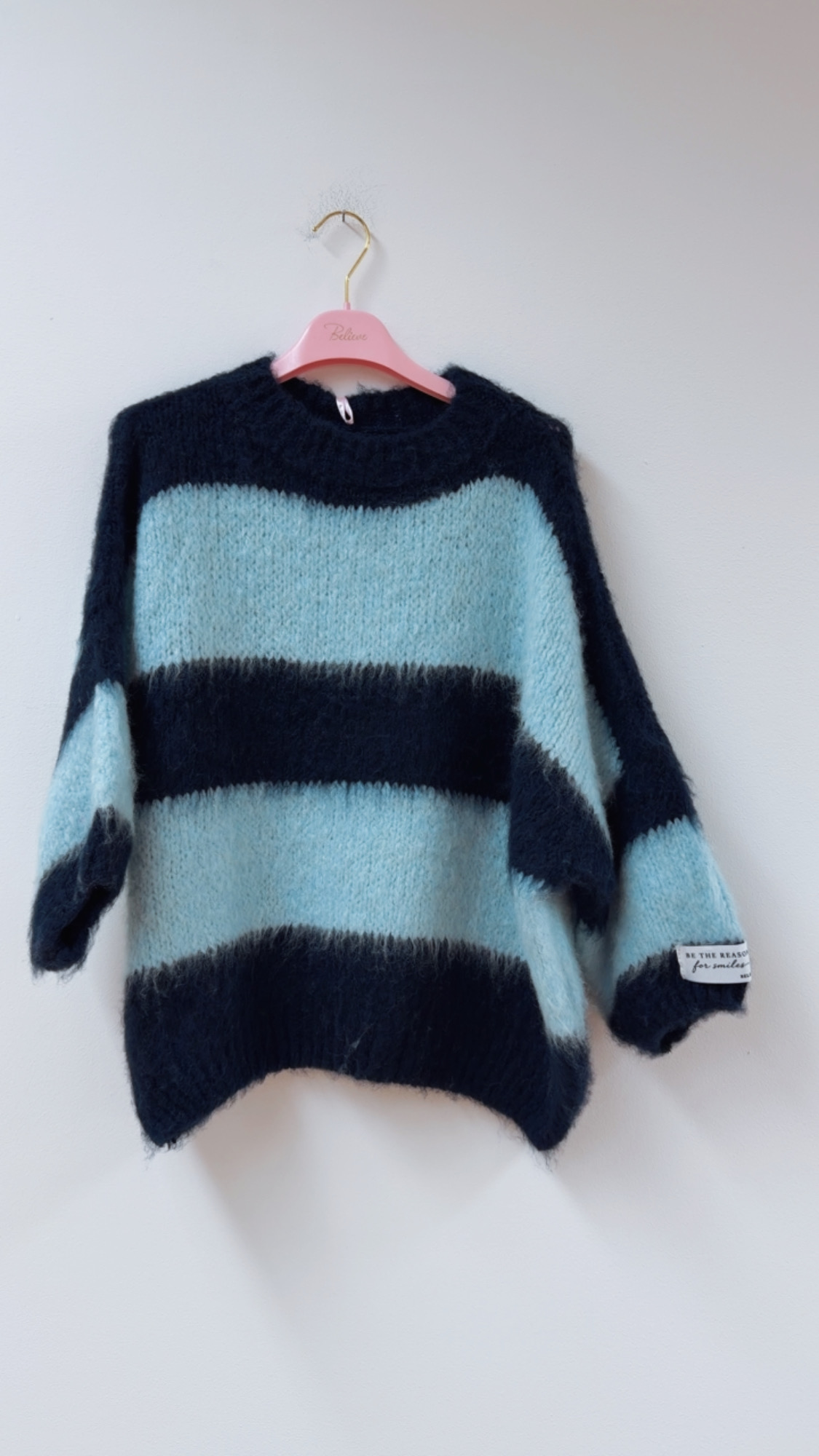 Kuschelpullover SP0082 – Made in Italy Gr. 34-42 Strick Pullover