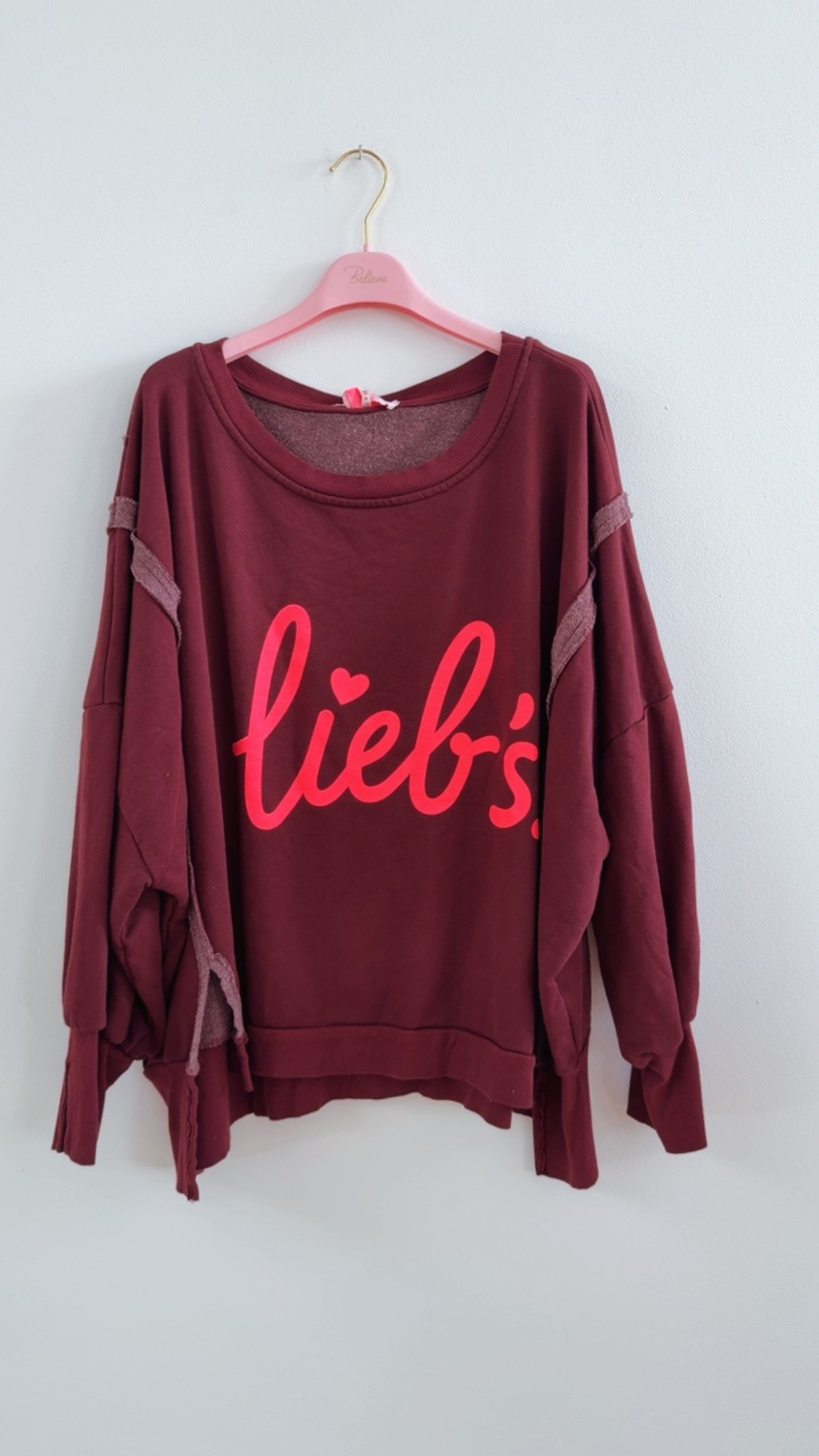 Sweatshirt Isotta – Lieb´s im lässigen Oversize-Look Made in Italy 34-48