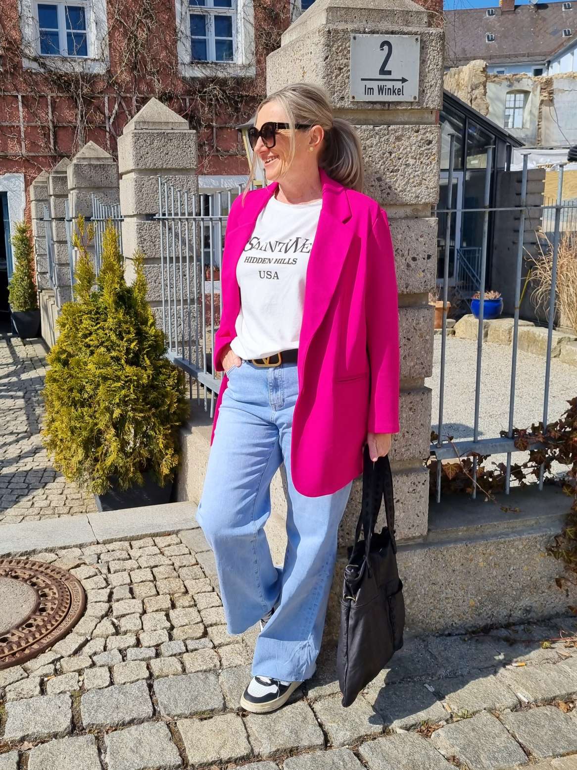 MARLENE JEANS ALEX - VARIANTENARTIKEL Denim Schlag Hose blue MARLENE JEANS ALEX - VARIANTENARTIKEL Denim Schlag Hose blue