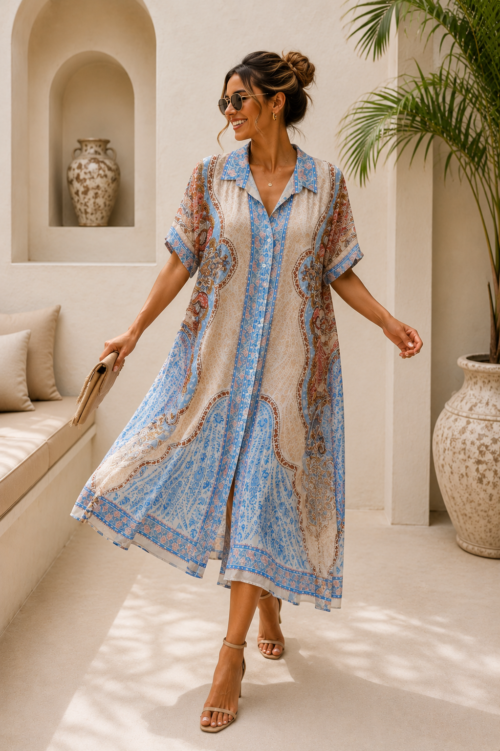 Seidenkleid „Valentia“ – Eleganz in ihrer schönsten Form Gr. 34-gute 42 Premium Kollektion