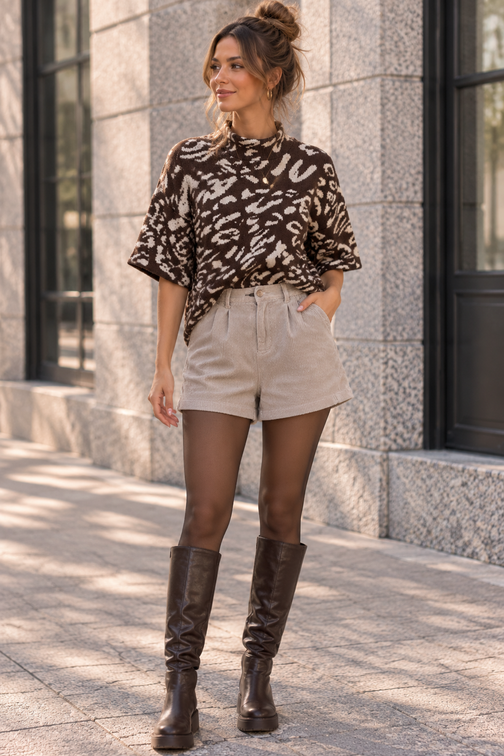 Cord-Shorts – Lässig, bequem & absolut angesagt CS0178 I Made in Italy 34-40/42