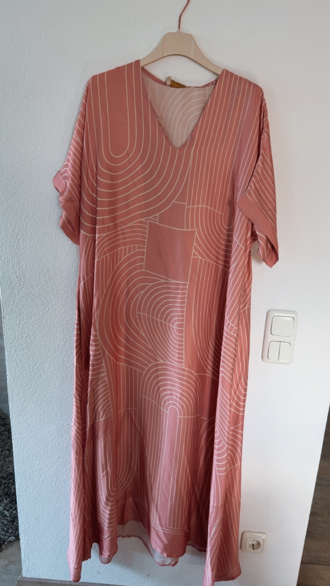 Maxi-Kleid Viskose-Seidenkleid Vanessa Made in Italy Gr. 34-42/44