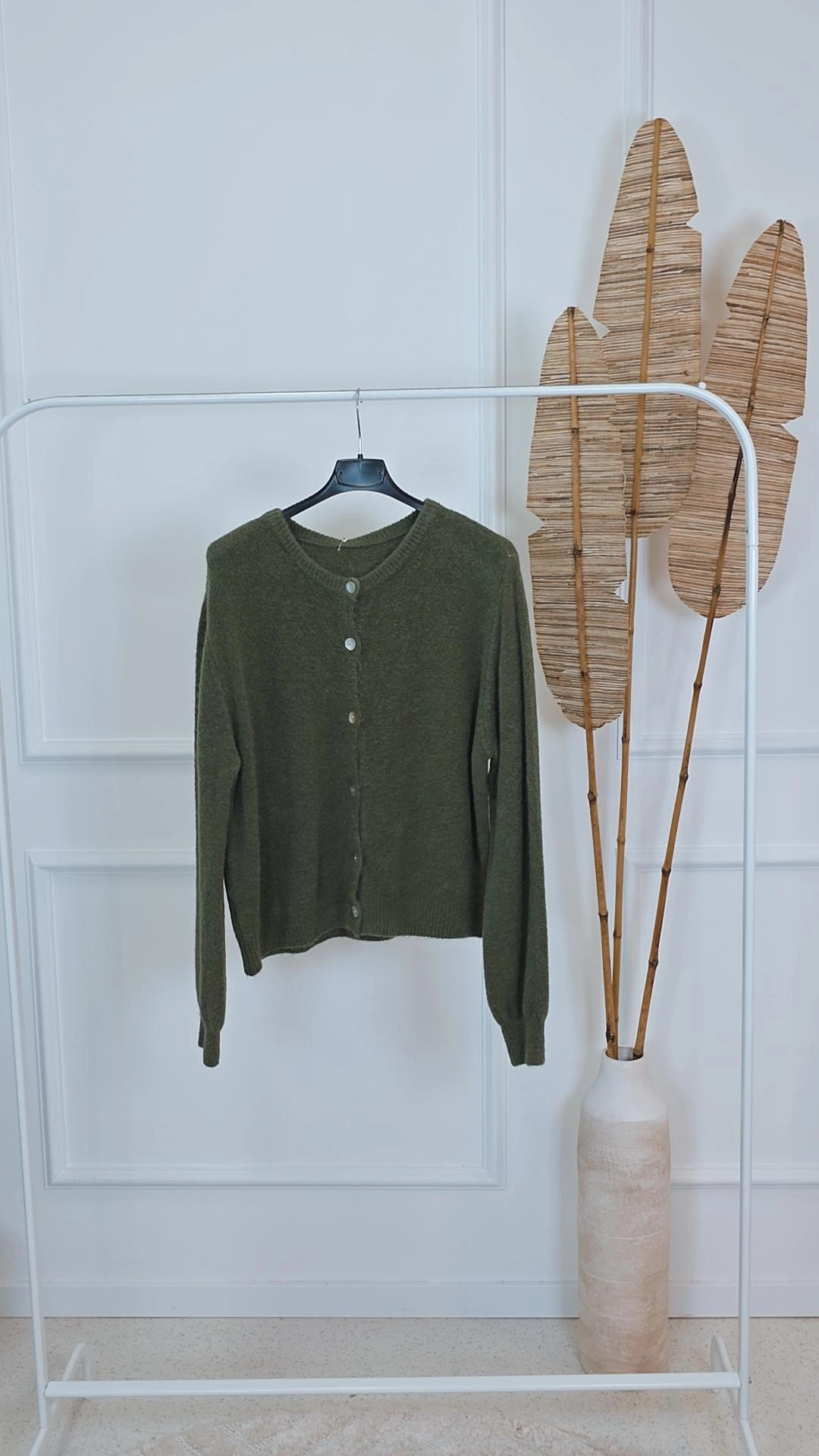 EDLER STRICKCARDIGAN XENIA Alpaka Made in Italy Größe 34 - kleine 42