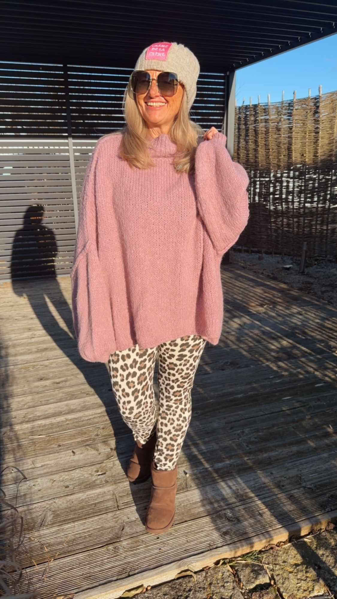 COZY KNIT SWEATER SCARLETT Made in Italy 34-48 OVERSIZE Pullover