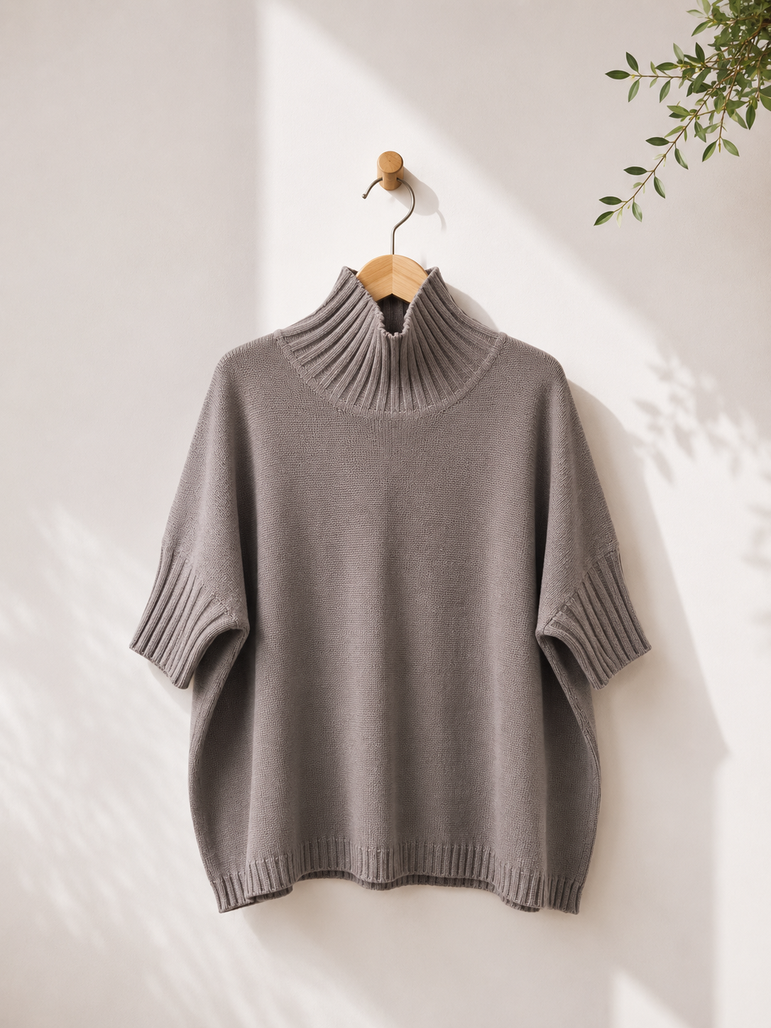 Strickpullover mit Stehkragen & Rippenstrick I NO. SP0017 I Made in Italy 34-42/44