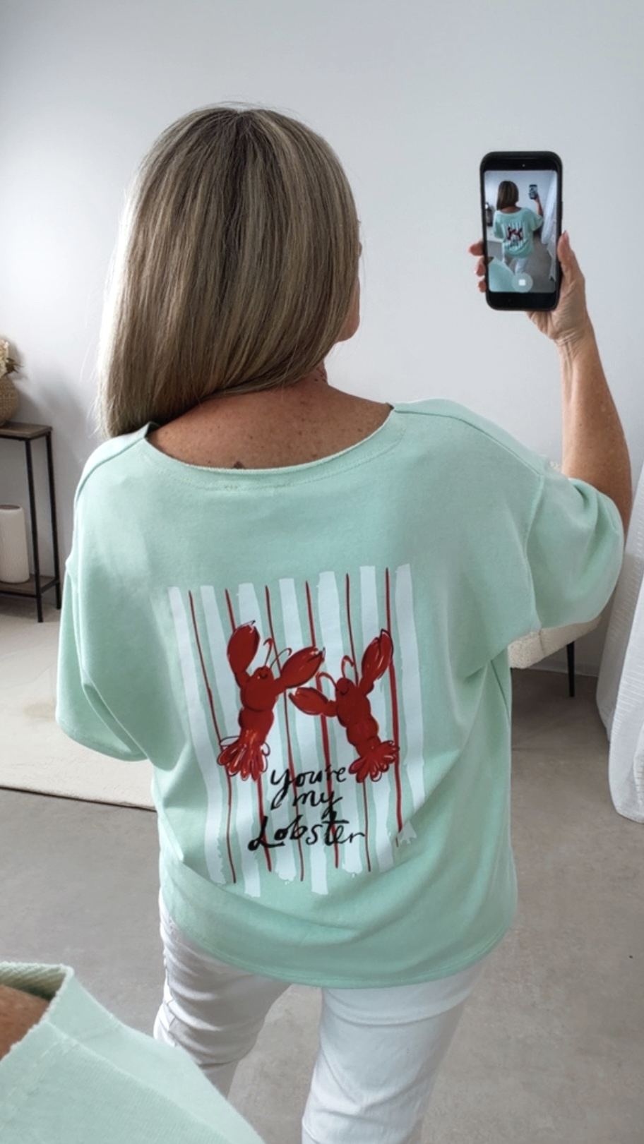 🦞💚✨ Sweat T-Shirt Zymeria Lobster Made in Itlay 34-42/44