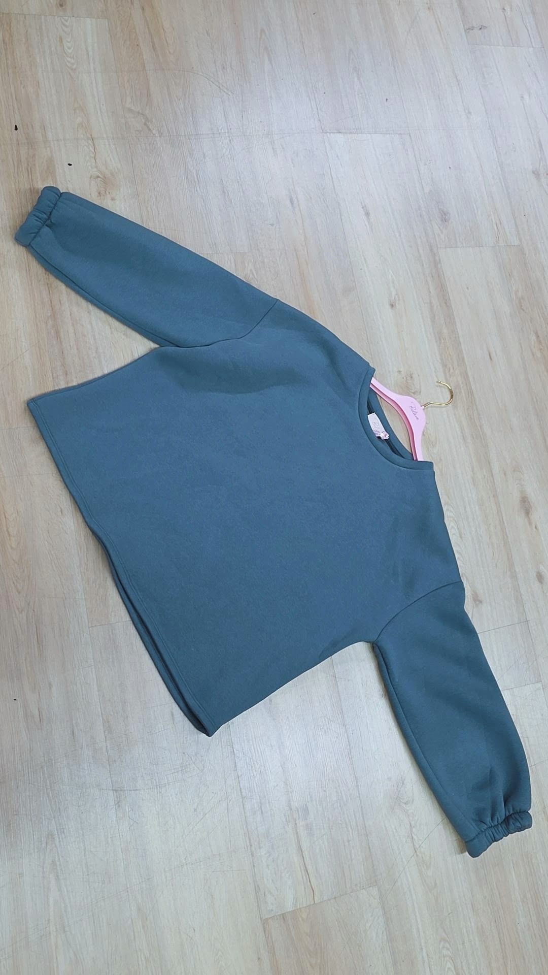 GRAU Oversize Sweatshirt „DON’T CARE CLUB“ – SW0125 I 34-42/44 I Made in Italy