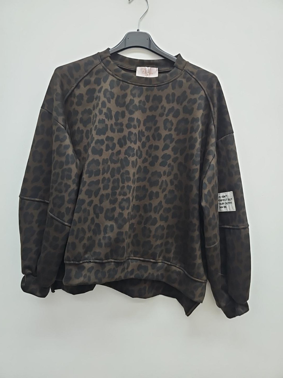 Sweater Leo Patch Juna Made in Italy 34-42 Sweatshirt