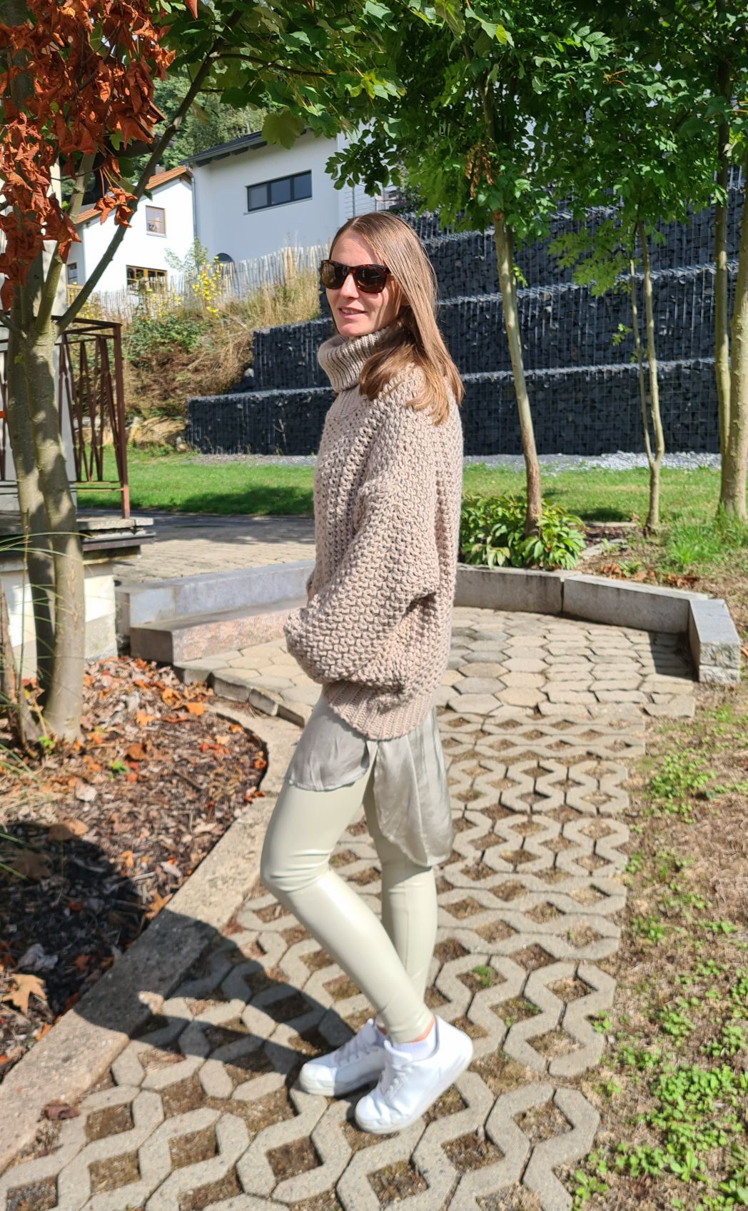 OVERSIZE KNIT FIONA TURTLENECK TAUPE Rollkragen Strickpullover Pullover 34-42/44 Made in Italy OVERSIZE KNIT FIONA TURTLENECK TAUPE Rollkragen Strickpullover Pullover 34-42/44 Made in Italy