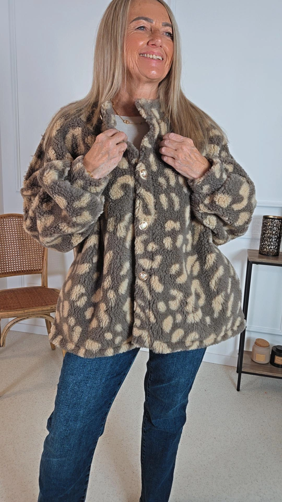 TEDDYJACKE TONI LEO 34-42  Made in Italy Jacke