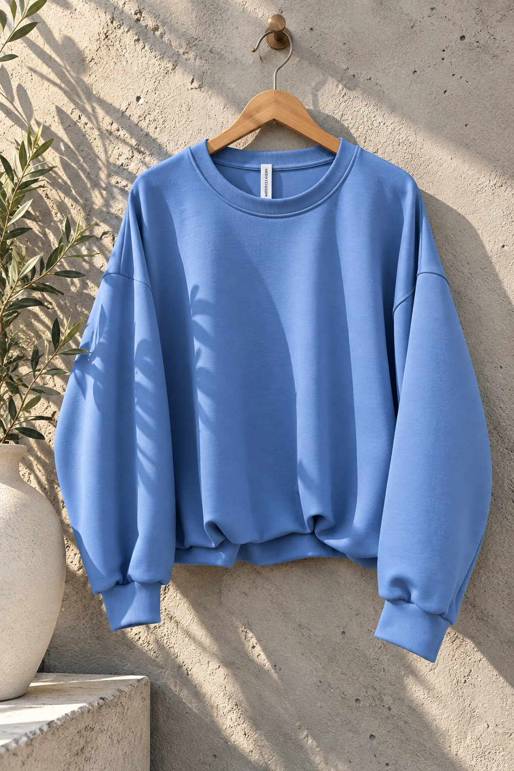 Soft Touch Pullover UNI mit Gummizug SW0129 Made in Italy