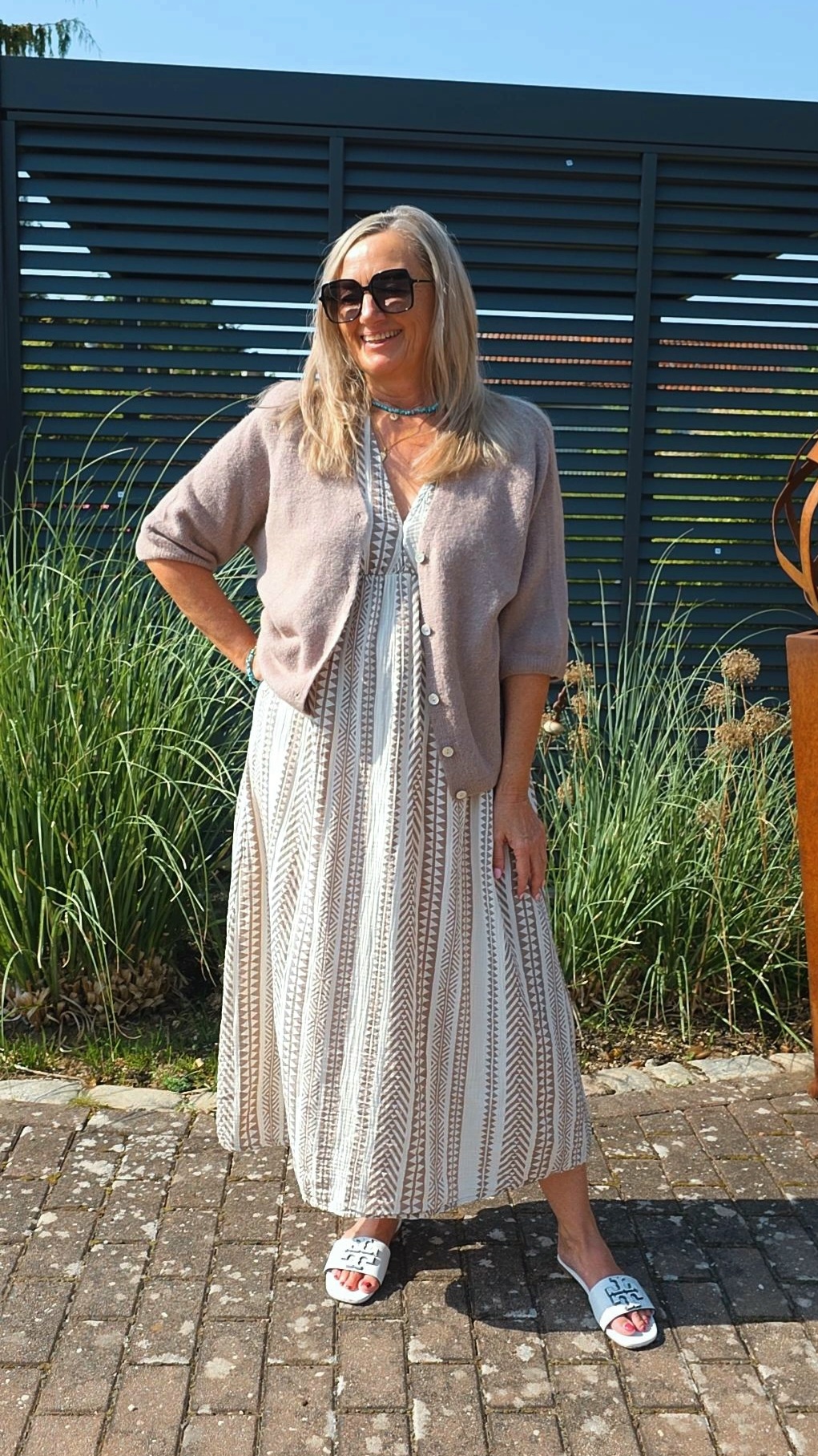 ALPAKA STRICKJÄCKCHEN CHIARA HALBARM Made in Italy 34-42