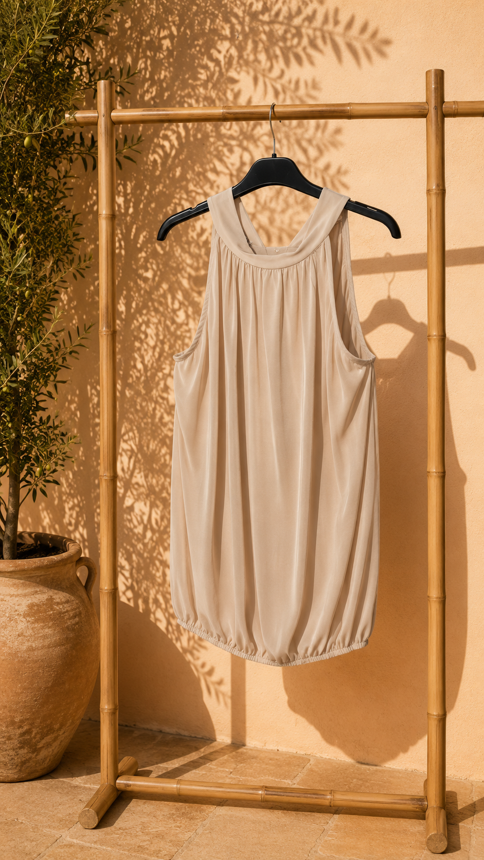 Neckholder-Top Nuru Uni Made in Italy 34-40/42