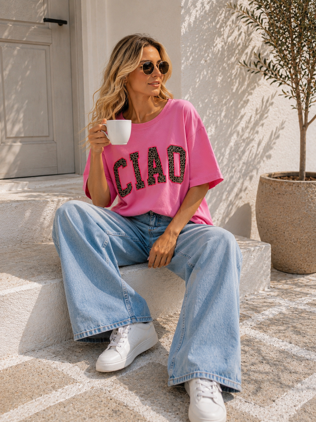 🧡✨🐆 T-Shirt-Sweater Ciao Nova Made in Italy 34-42/44