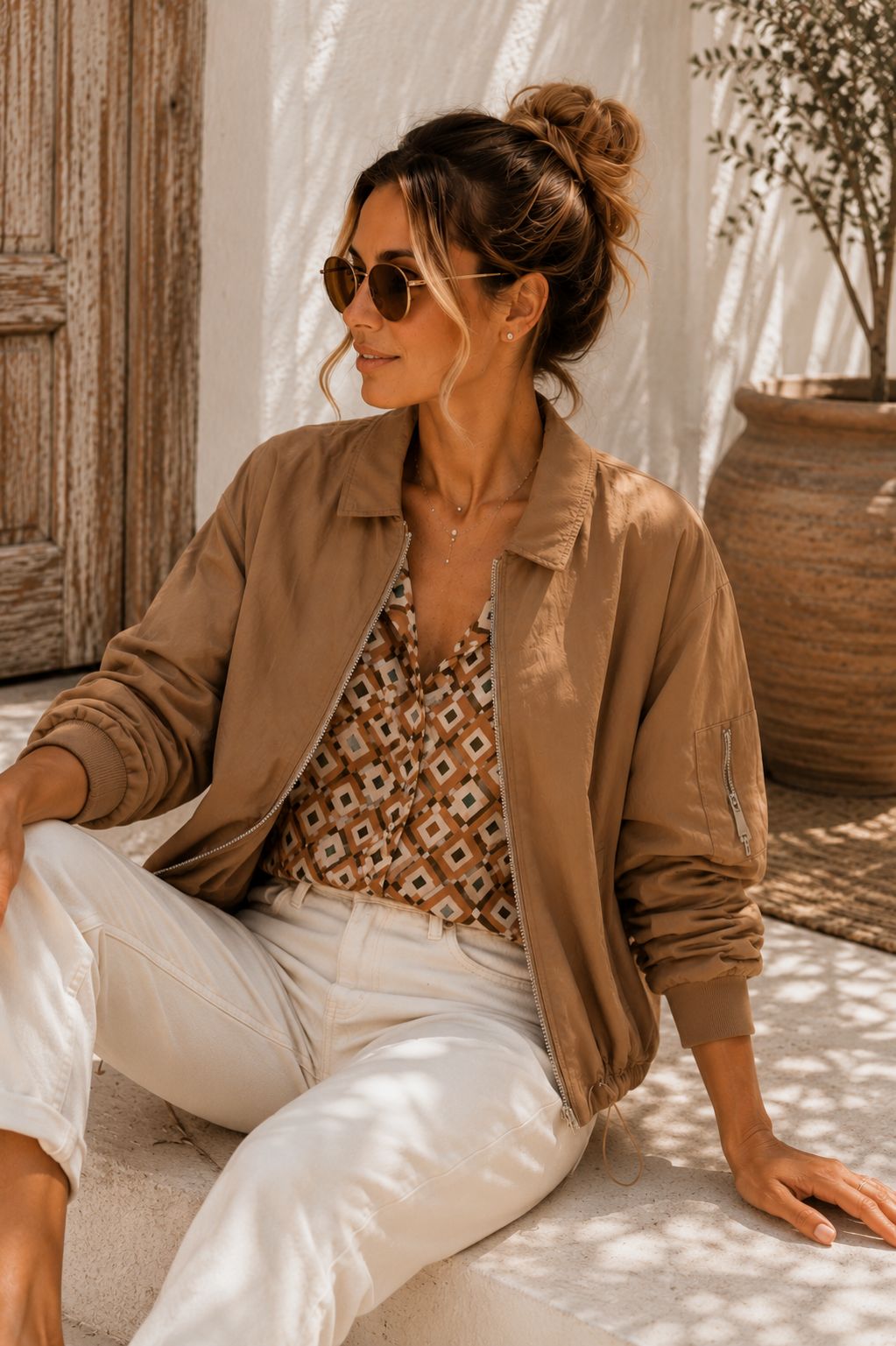 Blouson Lucienne – Stilvoll durch die Übergangszeit Gr. 34.40/42