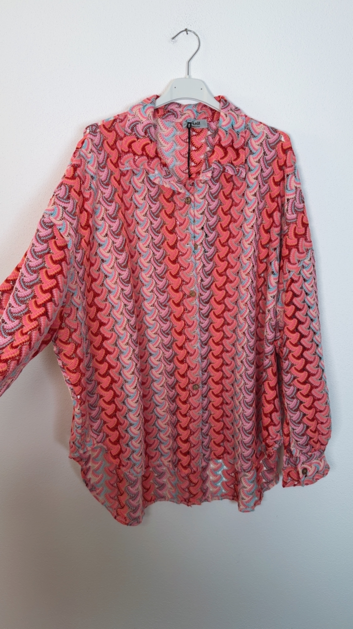 🌺✨ Strick Bluse Carly Multicolor Made in Itlay 34-42/44