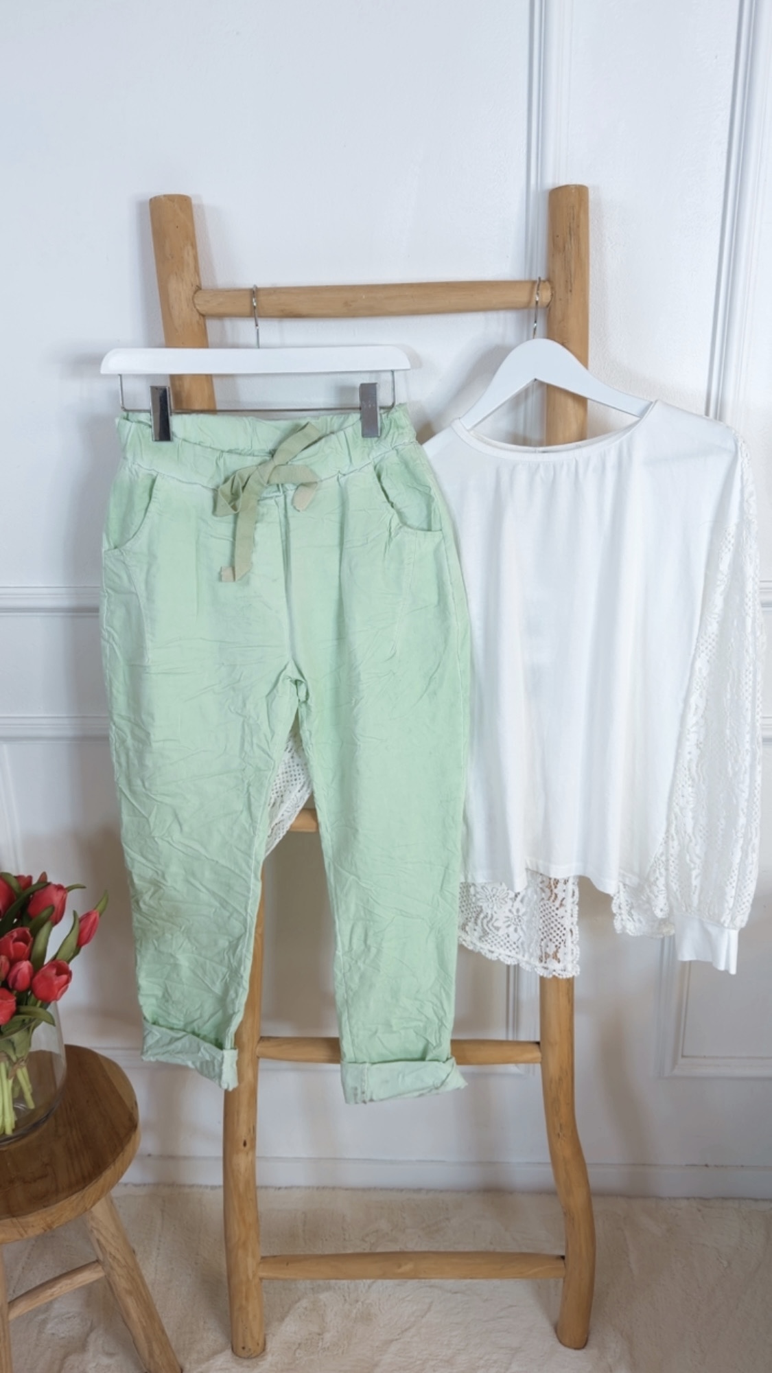 BASIC PANT MARIE Made in Italy 34 -42 Hose Jogpant