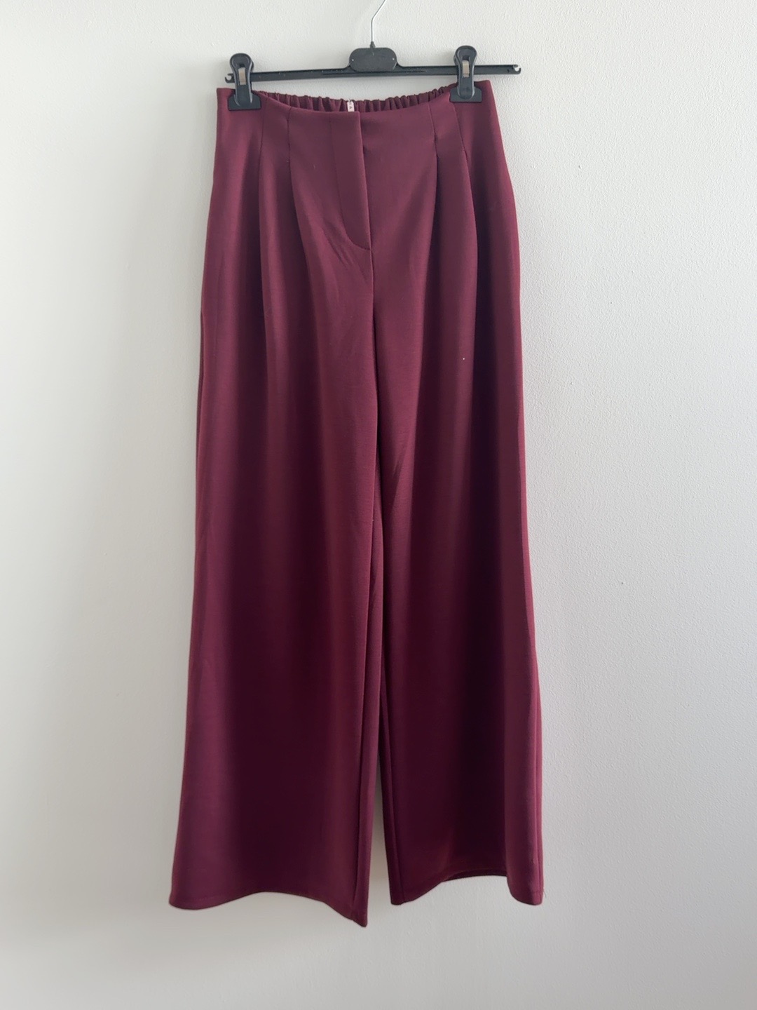 Hose Wide-Leg Butterweich mit Bundfalten I NO.0020 I Made in Italy 34-40/42