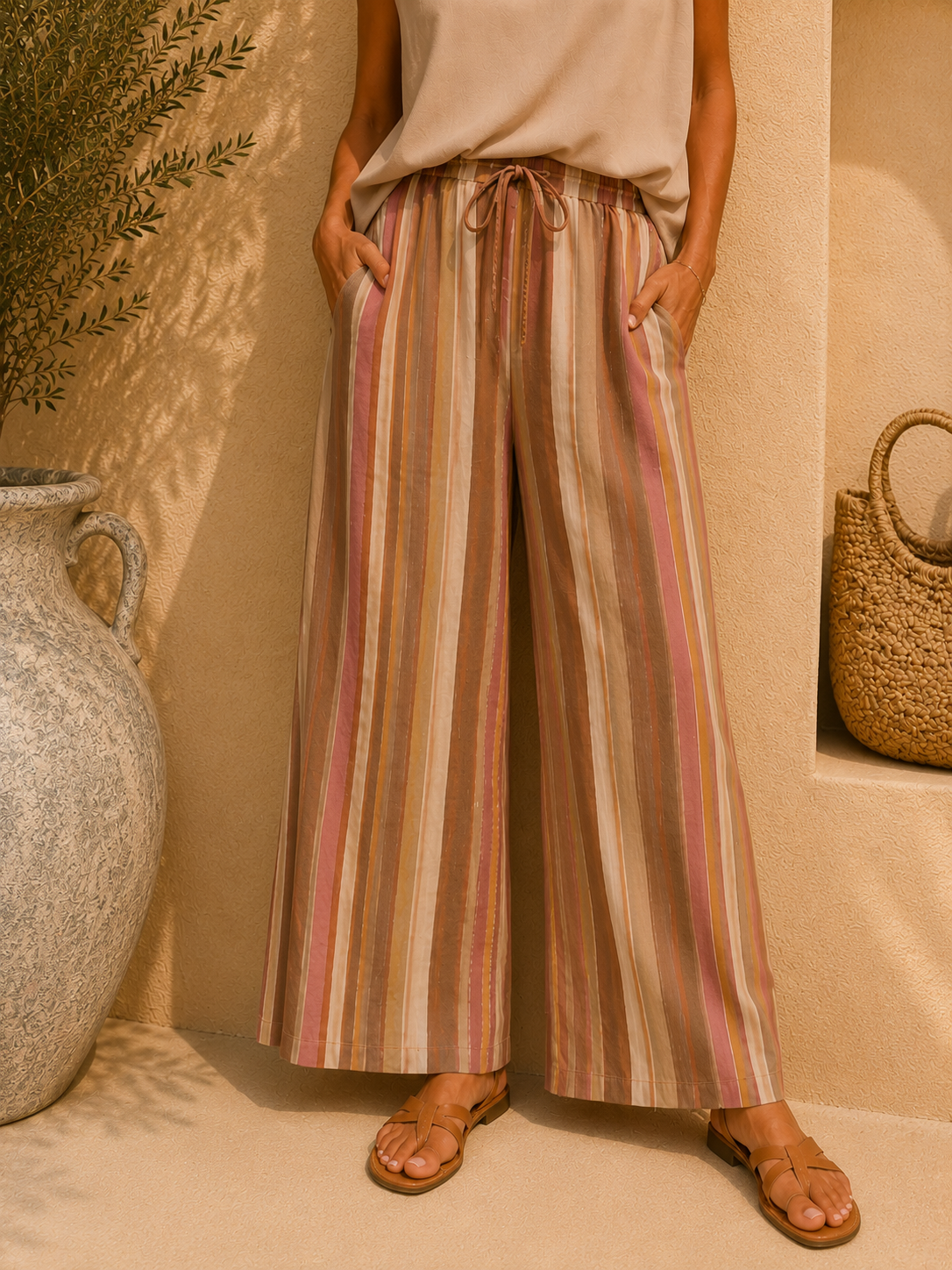 Marlene Hose Menorca Stripes Made in Italy 34-40/42