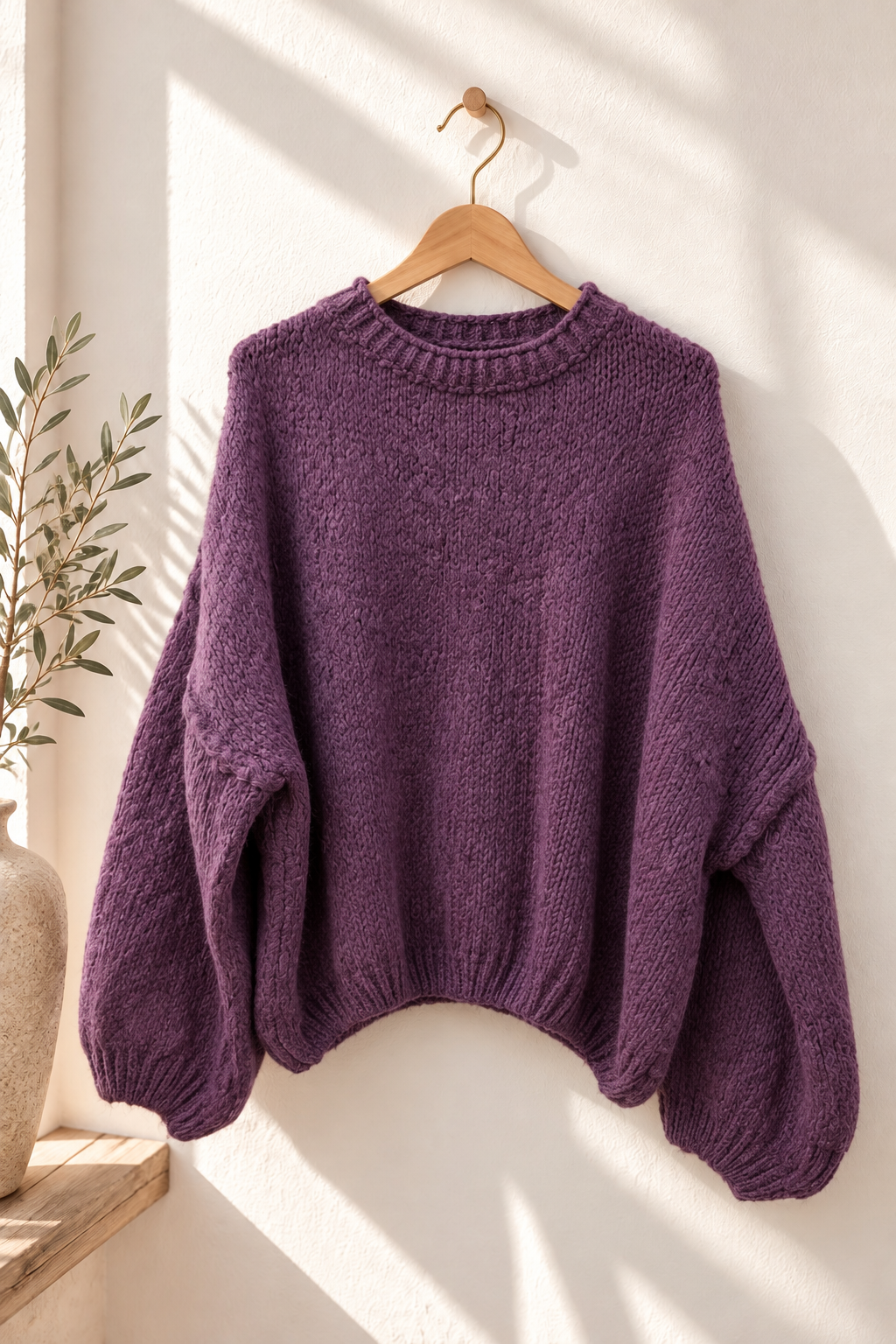 Soft Touch Oversize Pullover I SP0152 I 34 - 44 I Made in Italy