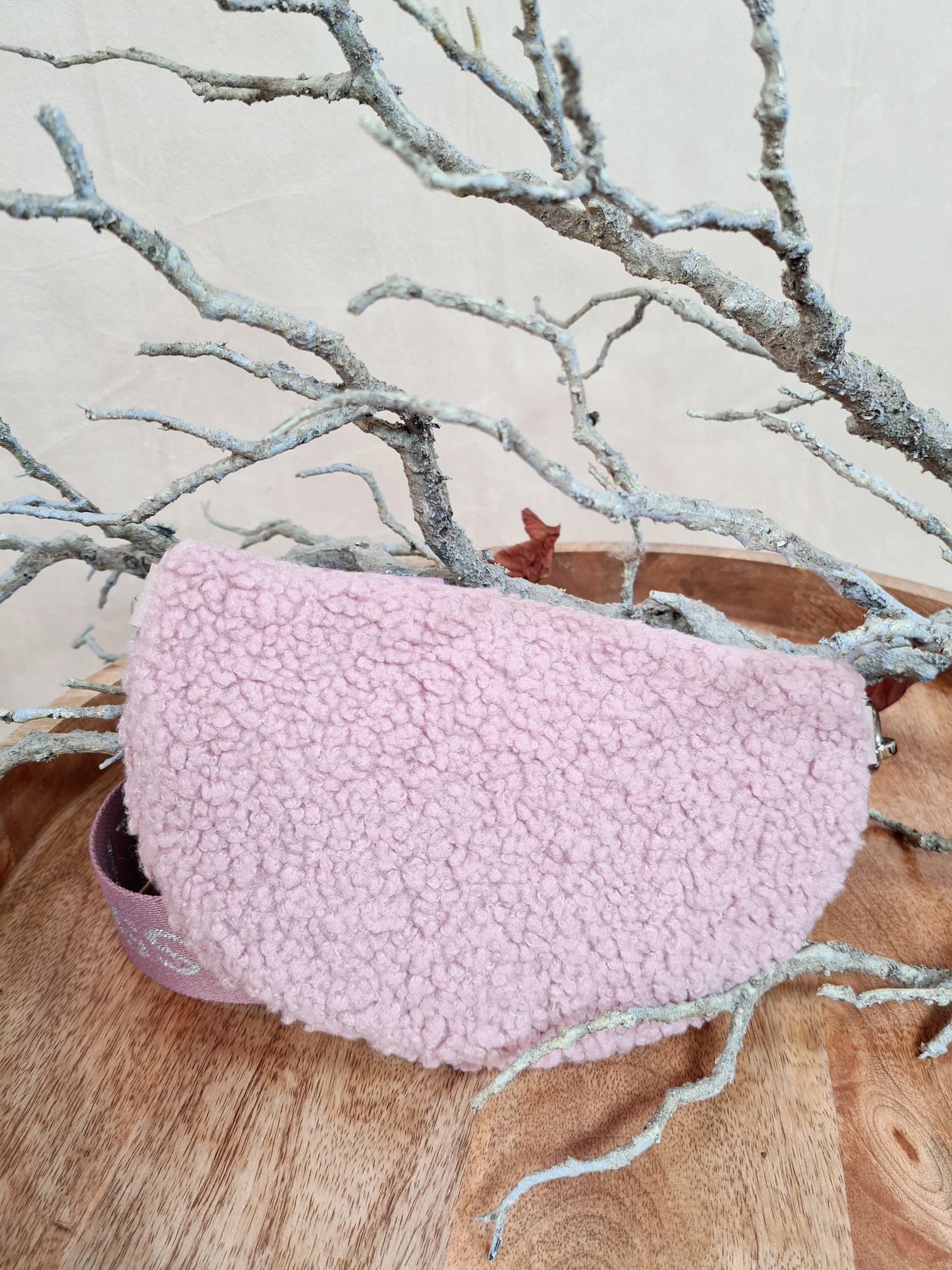 BAUCHTASCHE TEDDY S AURI ROSA LIEBLINGS Umhängetasche mit Leder Made in Italy BAUCHTASCHE TEDDY S AURI ROSA LIEBLINGS Umhängetasche mit Leder Made in Italy