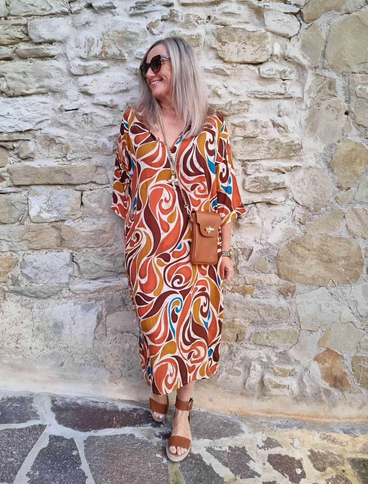 EDLES DRESS LEA ROST 34-42 Made in Italy Kleid EDLES DRESS LEA ROST 34-42 Made in Italy Kleid