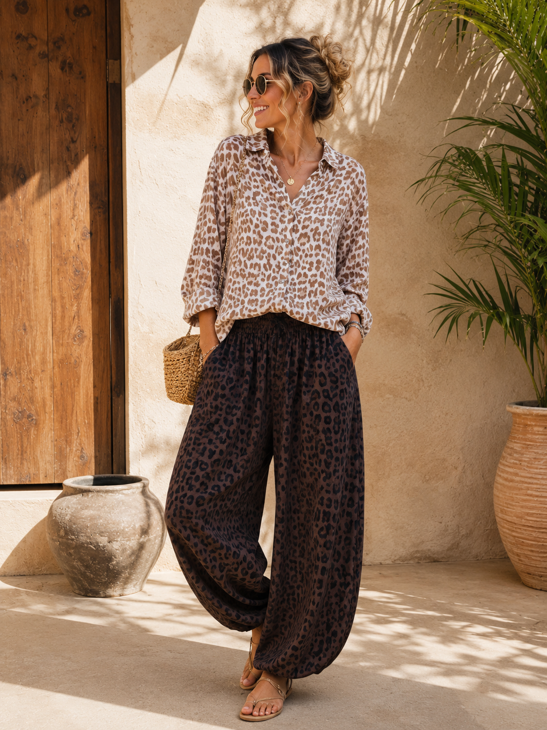 Bluse Musselin Leo Kiano Made in Italy 34-42/44