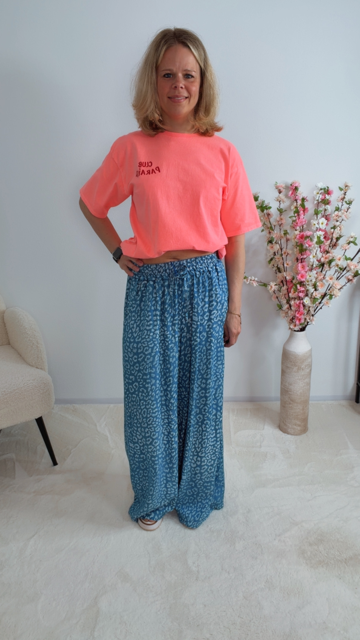 💙✨ Marlene Hose Velamira Leo Lyocell Made in Italy