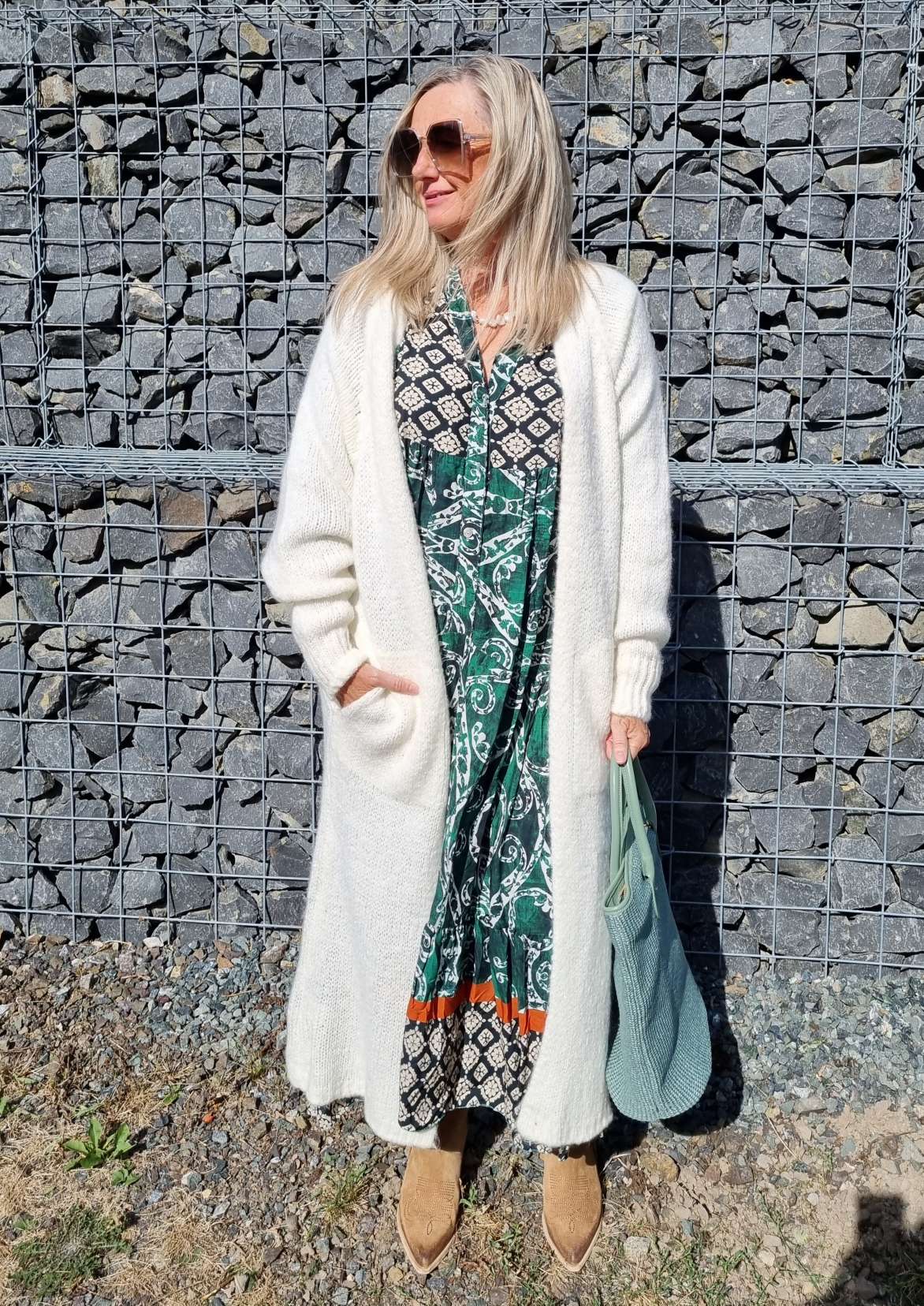 EDLER KNIT CARDIGAN CHRISTIN WOLLWEISS MOHAIR 34-42 Made in Italy Strickjacke Strickmantel Mantel EDLER KNIT CARDIGAN CHRISTIN WOLLWEISS MOHAIR 34-42 Made in Italy Strickjacke Strickmantel Mantel