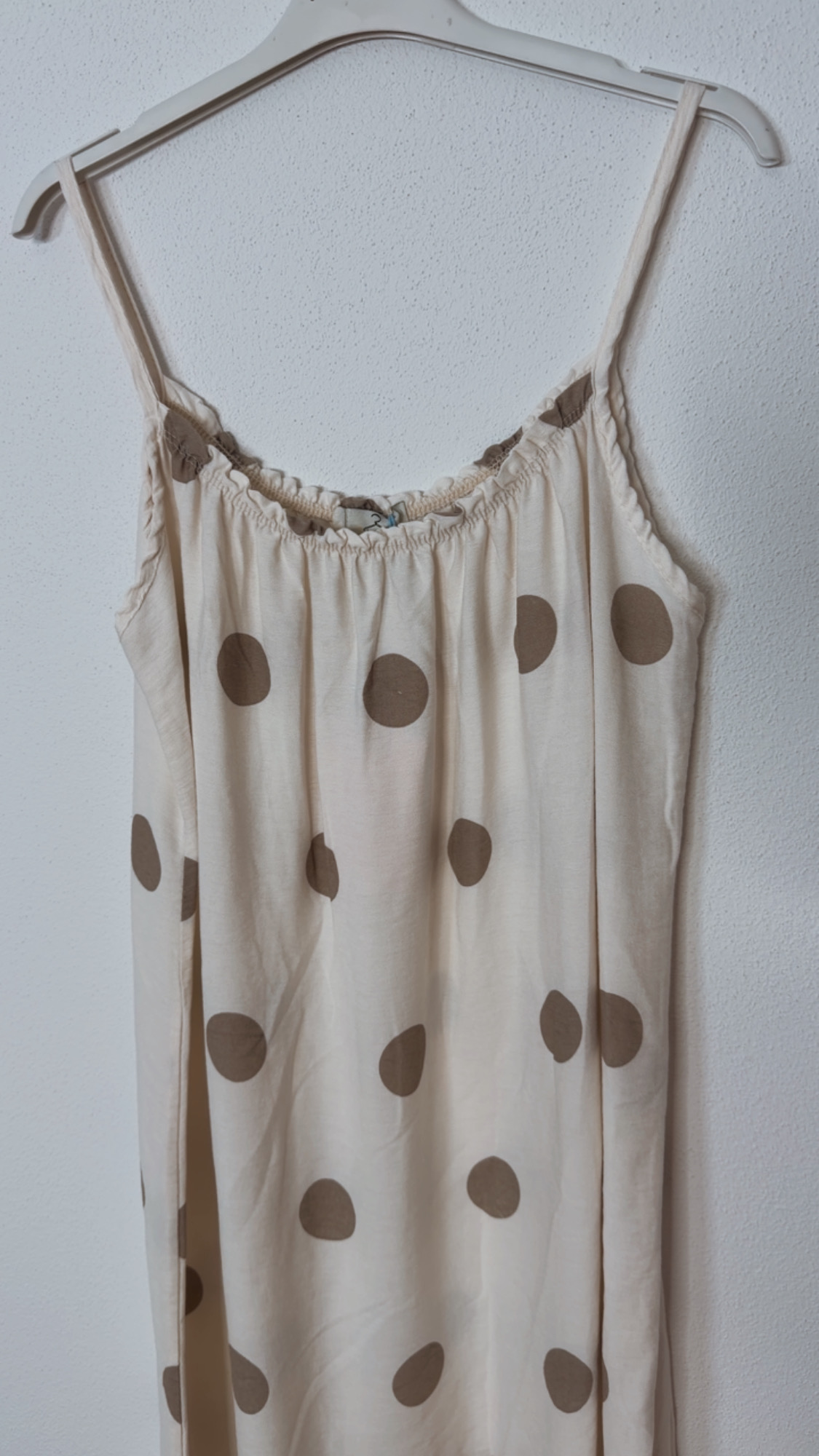 Dots Kleid Isla Spaghettiträger Made in Italy 34-42