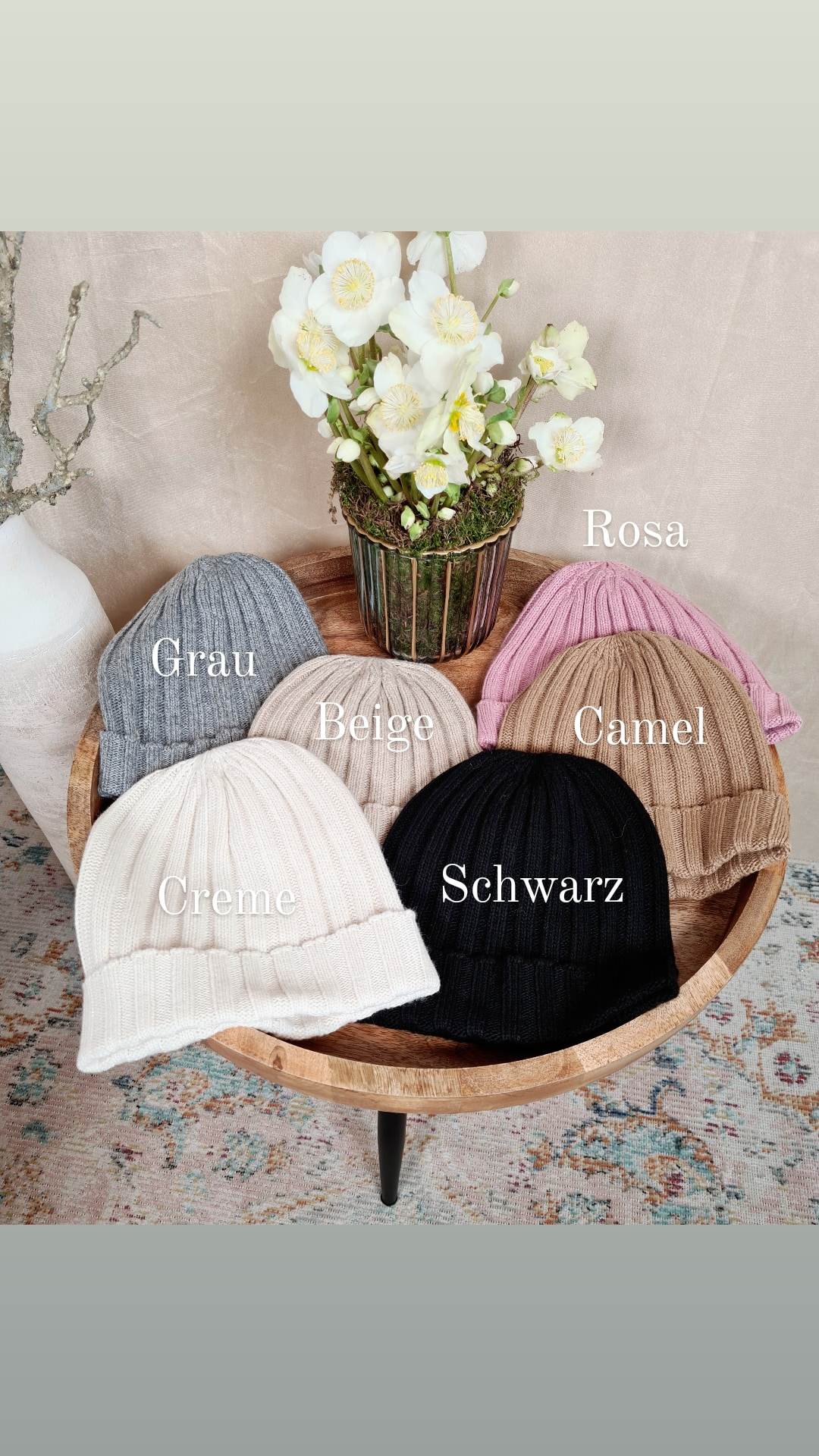 BASIC BEANIE ALASKA CAMEL Wintermütze Made in Italy Ripp Strick Mütze verschiedene Farben BASIC BEANIE ALASKA CAMEL Wintermütze Made in Italy Ripp Strick Mütze verschiedene Farben
