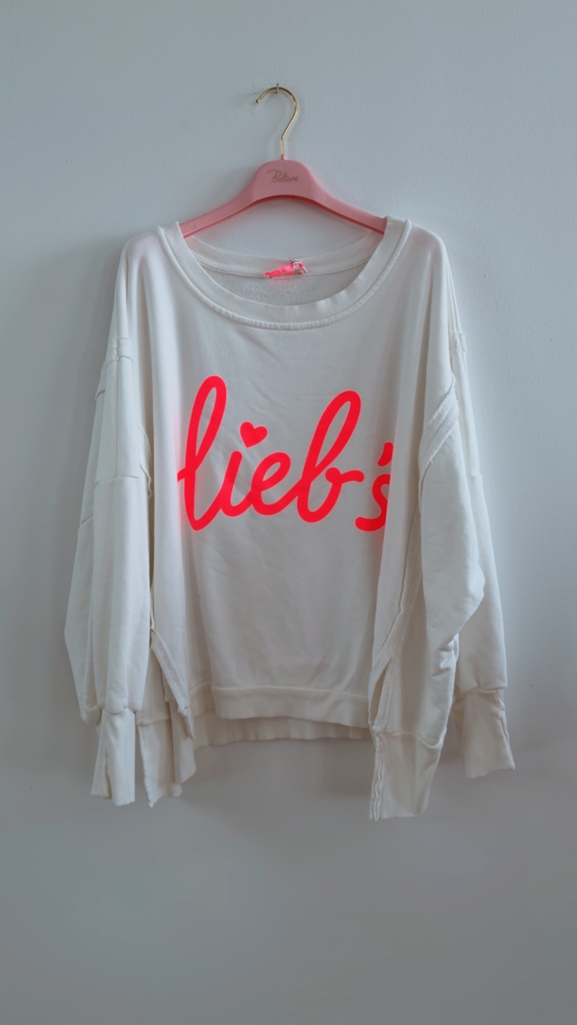 Sweatshirt Isotta – Lieb´s im lässigen Oversize-Look Made in Italy 34-48