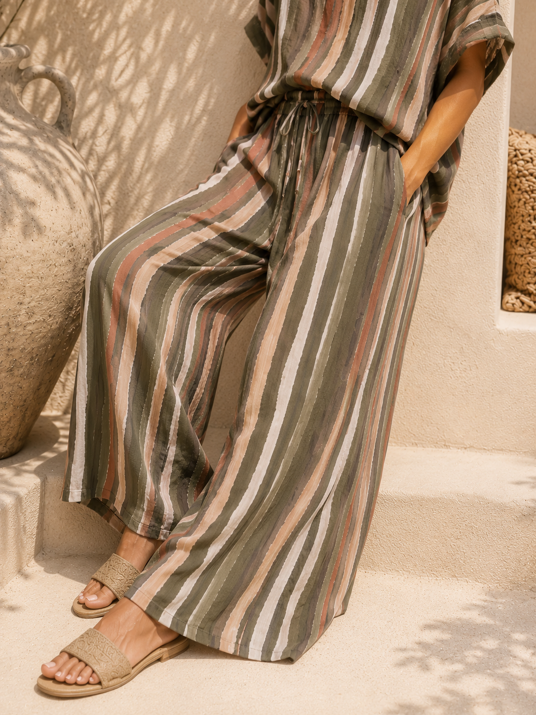 Marlene Hose Menorca Stripes Made in Italy 34-40/42