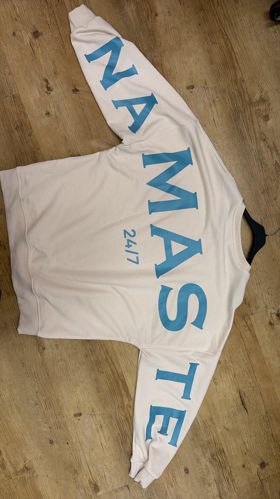 Sweatshirt „Namaste 24/7 Uni“ – Made in Italy | One Size bis ca. Gr. 42