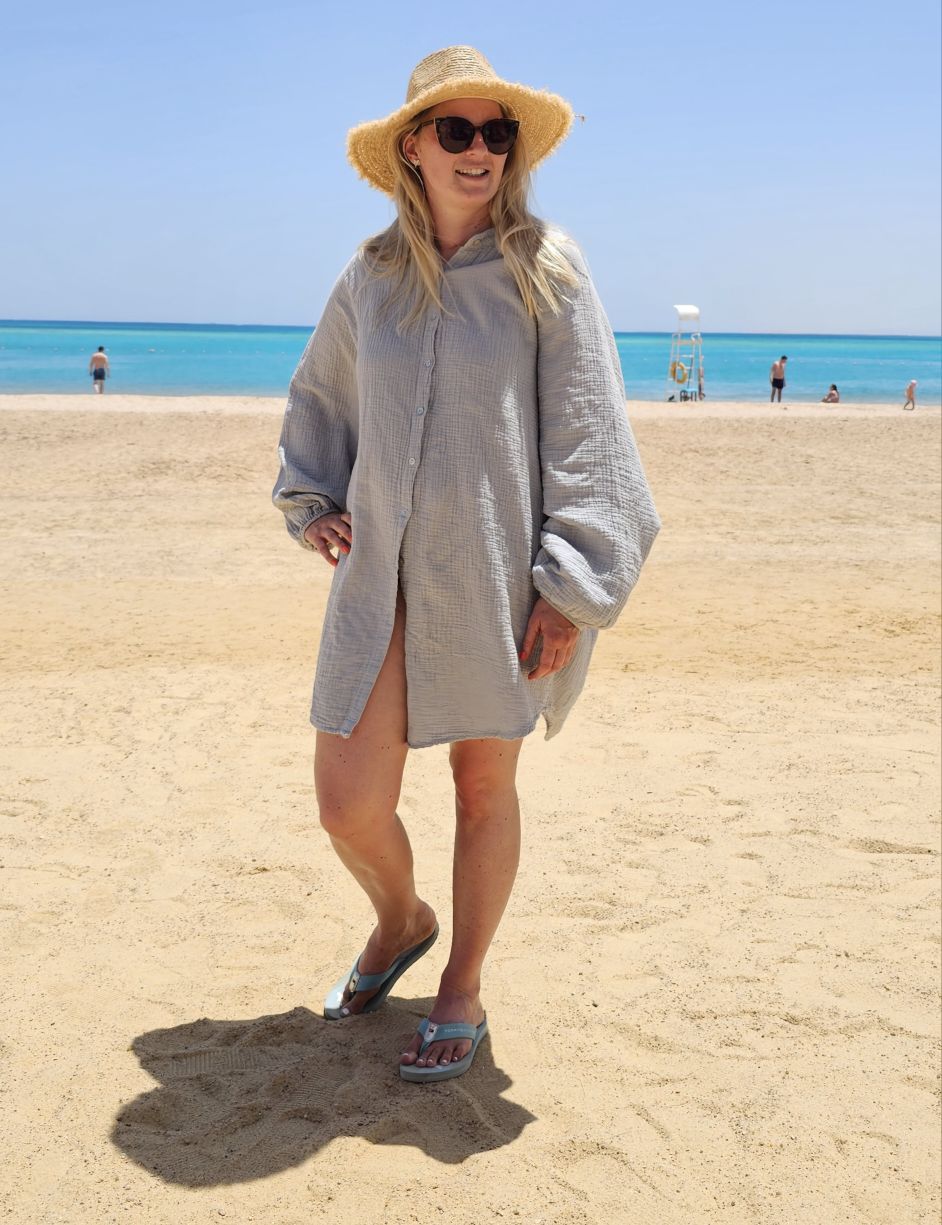 MUSSELIN OVERSIZE BLUSE BE CREATIVE HELLGRAU 34-42/44 Made in Italy Longbluse Kleid Tunika Shirt Blusenjacke MUSSELIN OVERSIZE BLUSE BE CREATIVE HELLGRAU 34-42/44 Made in Italy Longbluse Kleid Tunika Shirt Blusenjacke