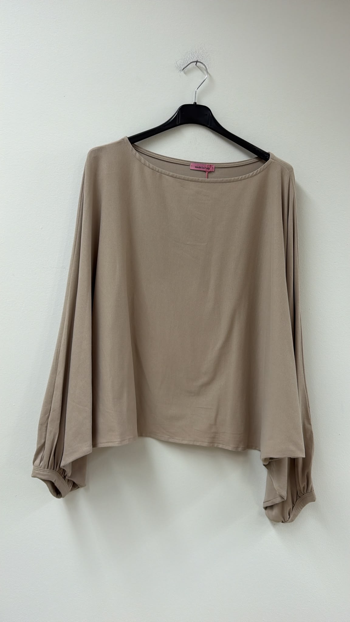 Basic Fledermaus-Pullover I H0144 I 34-44 I Made in Italy