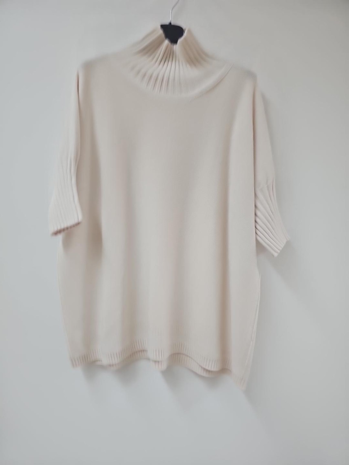 Strickpullover mit Stehkragen & Rippenstrick I NO. SP0017 I Made in Italy 34-42/44